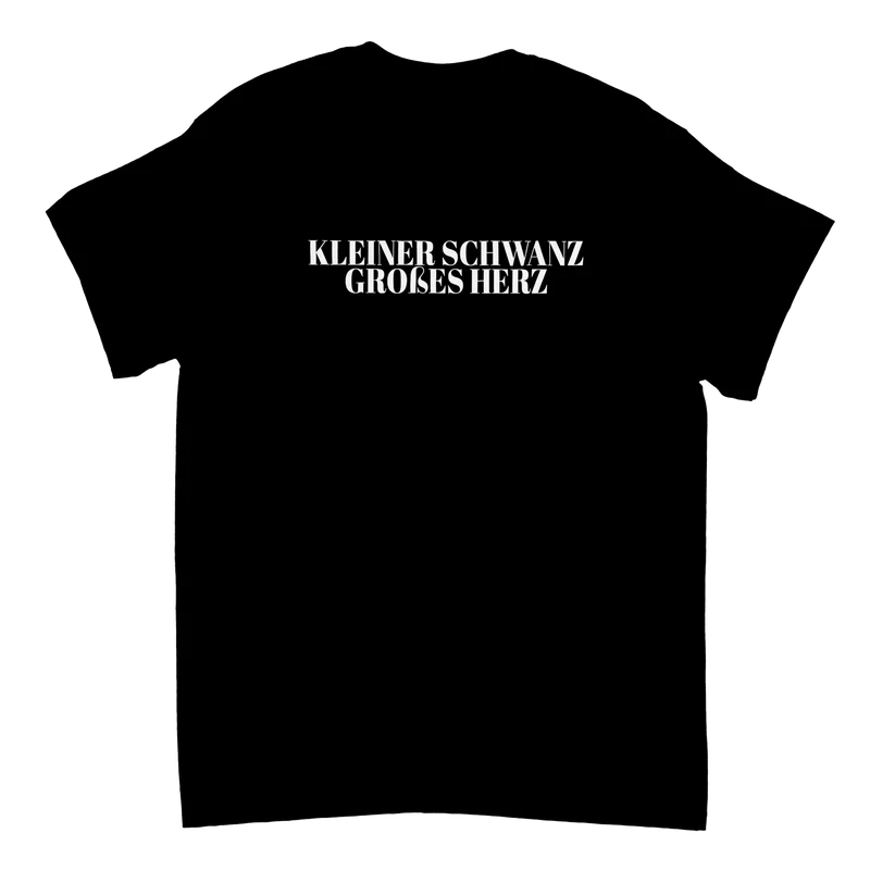 Kleiner Schwanz großes Herz T-Shirt