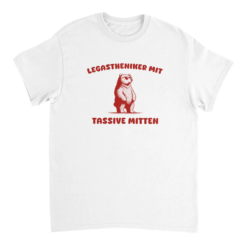 Legastheniker mit tassive mitten T-Shirt