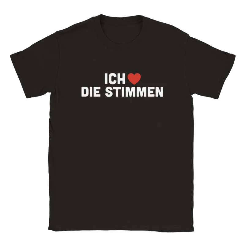 Ich liebe die Stimmen T-Shirt