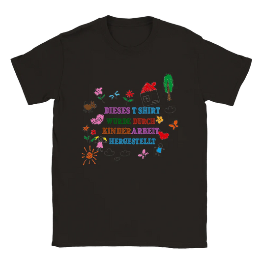 Kinderarbeit hergestellt T-Shirt