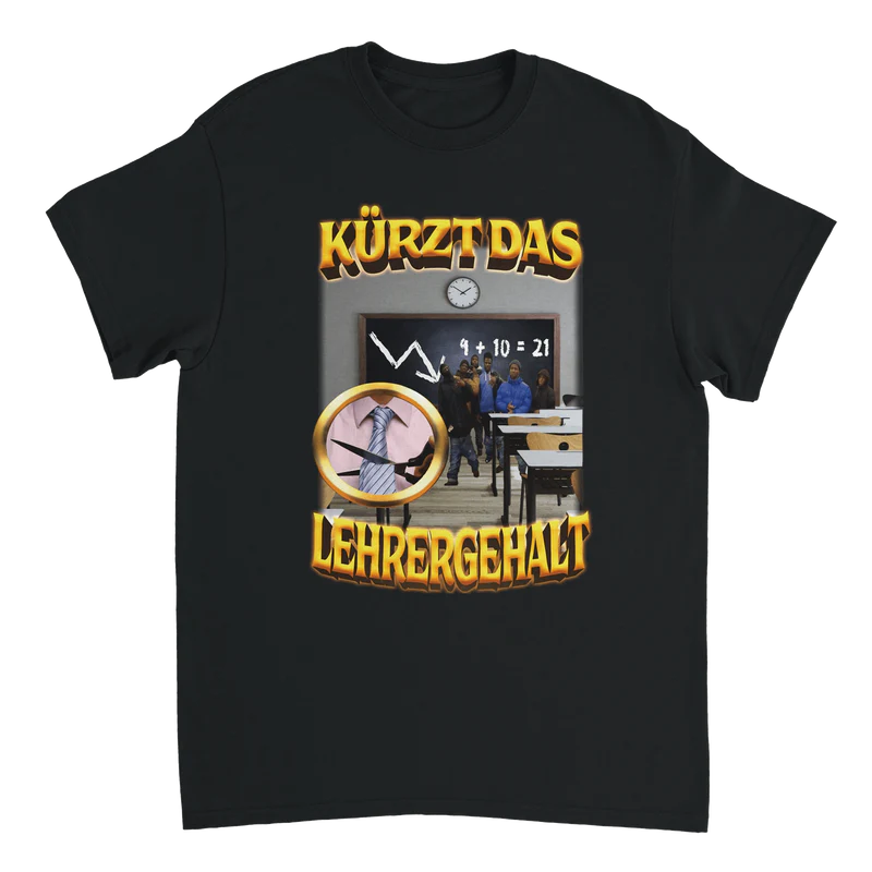 Kurze das Lehrergehalt T-Shirt
