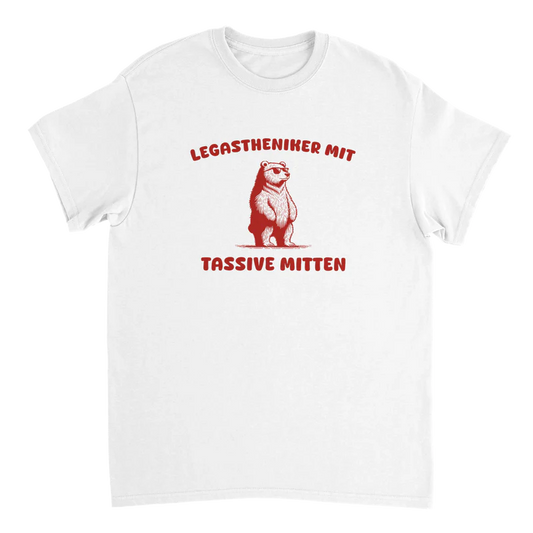 Legastheniker mit tassive mitten T-Shirt