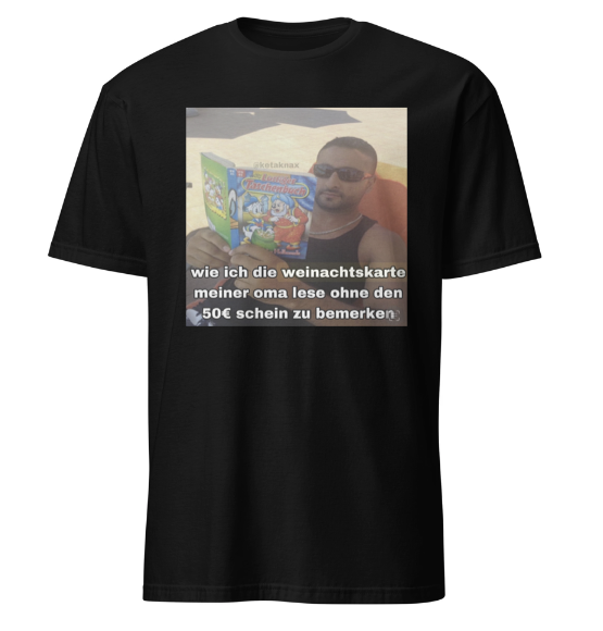 Wie ich die Weinachtskarte einer Oma lese ohne den 50 Euro schein zu bemerken